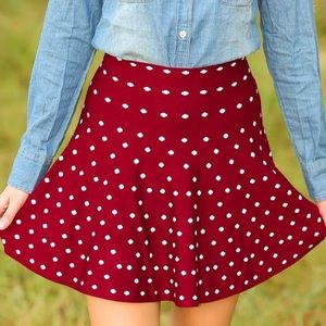 knit circle skirt